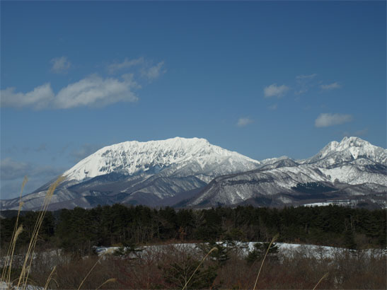 大山の雪