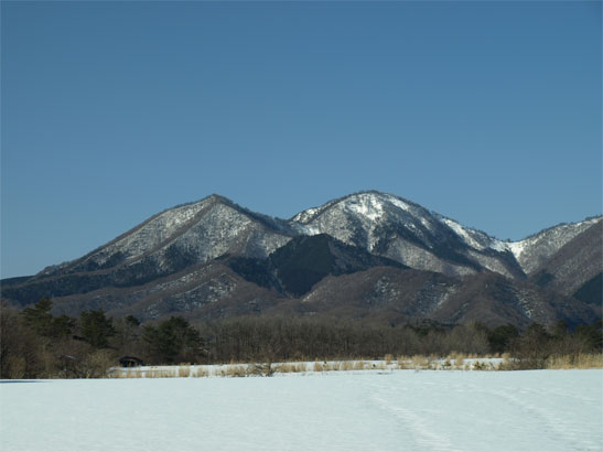 大山の雪